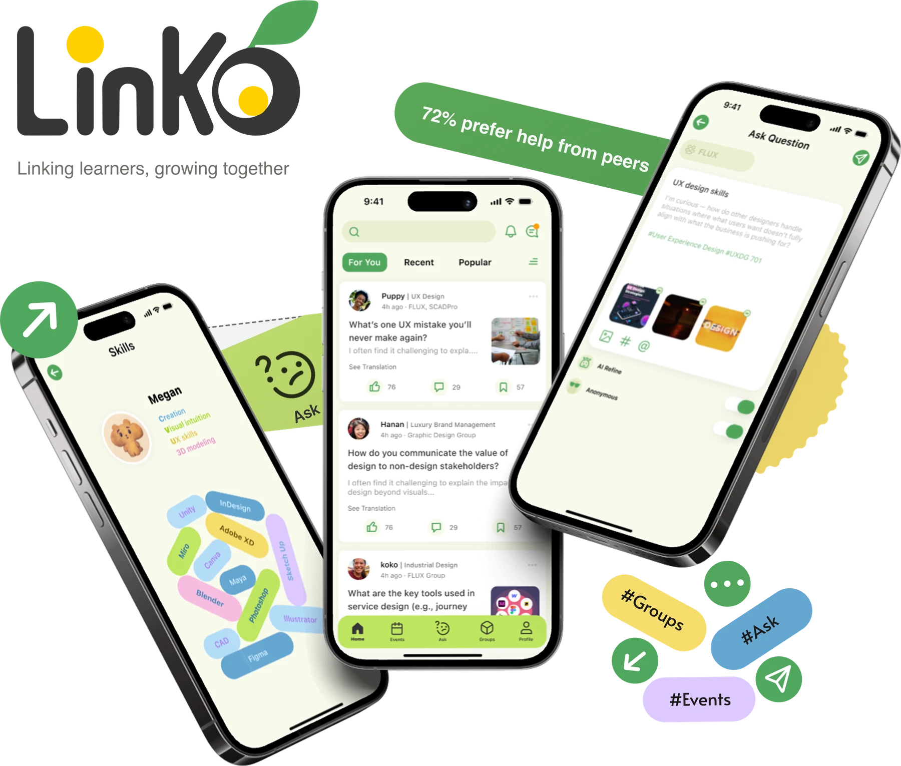 Linko app — linking learners, growing together