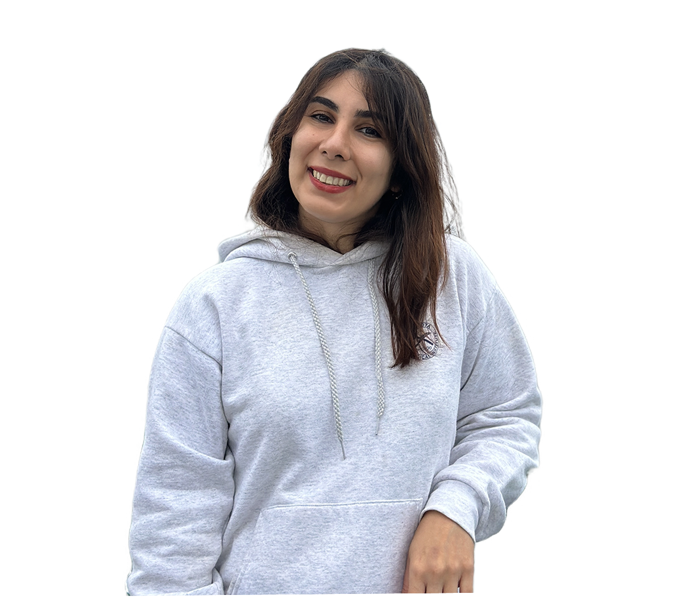 Maryam smiling